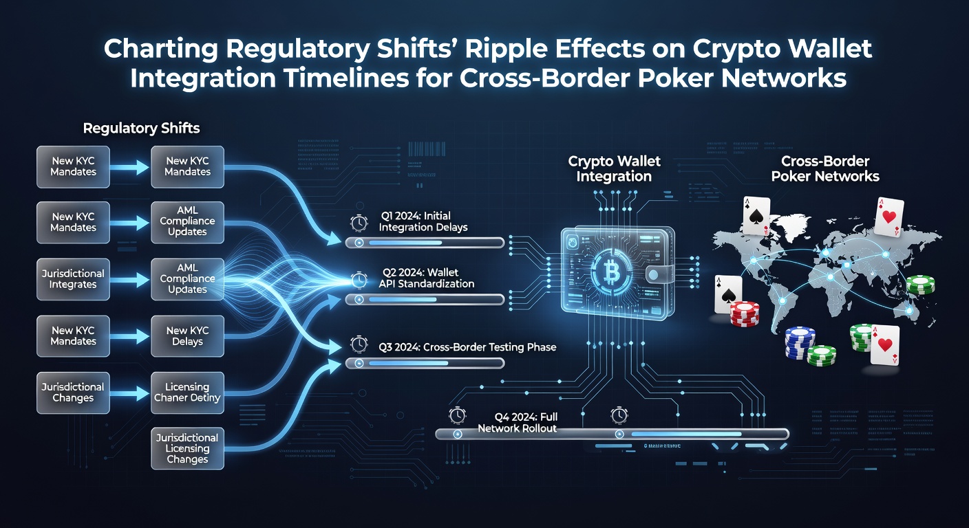 Overzicht van regelgevingskaarten en crypto-wallet integratie in pokernetwerken