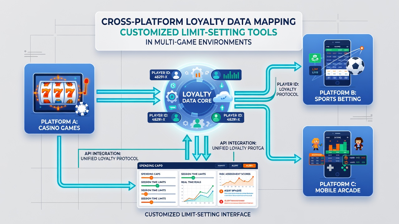Diagram van data mapping voor limiettools in gaming omgevingen