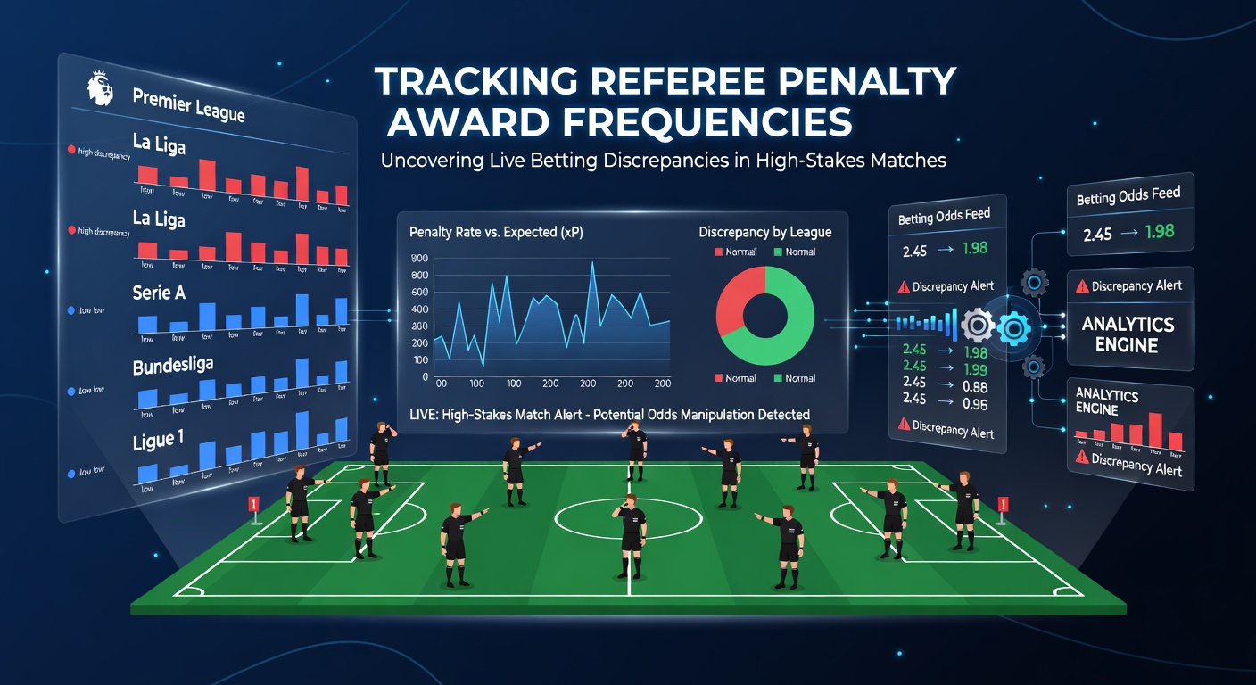 Analyse van penalty-toekenningen door scheidsrechters in Europese competities
