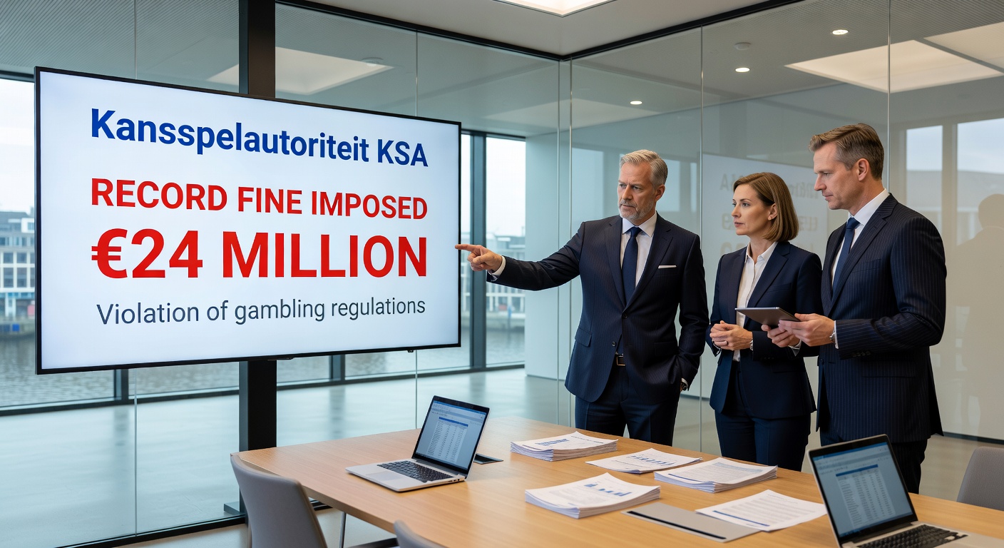 Speler slaat een ijzer onder zware regenbuien op een major-baan, met modderige fairways en paraplu's overal